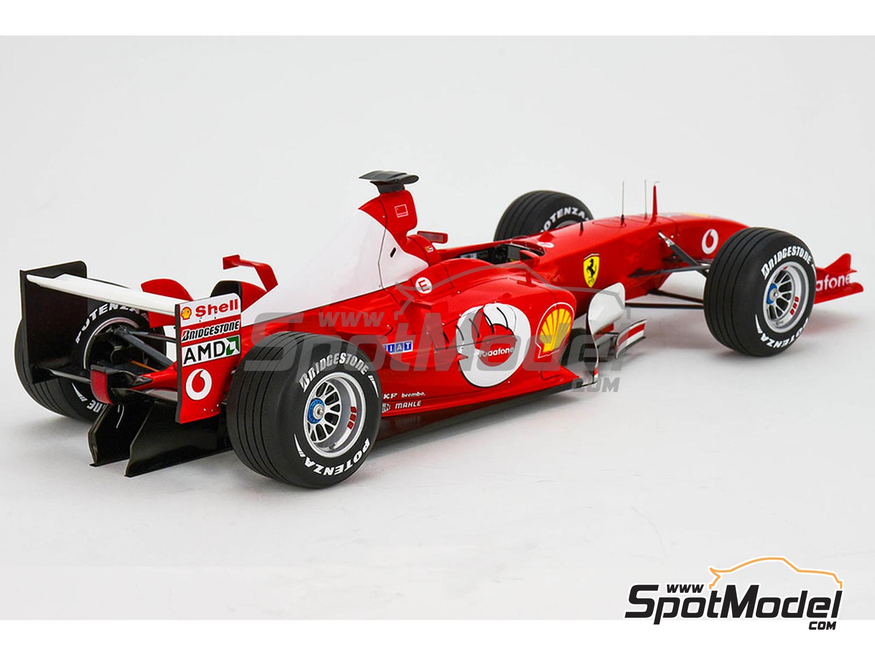 Ferrari F2003-GA Scuderia Ferrari Marlboro Team sponsored by Vodafone -  Italian Formula 1 Grand Prix 2003. Car scale model kit in 1/12 scale  manufactu